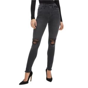 NWOT Good American Good Legs Black Jeans; Size 16